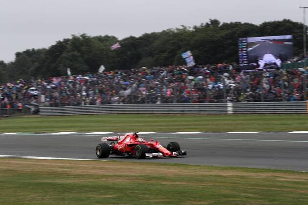 British Grand Prix, Silverstone 13 - 16 July 2017 15.07.2017 - Qualifying, Sebastian Vettel (GER) Scuderia Ferrari SF70H 