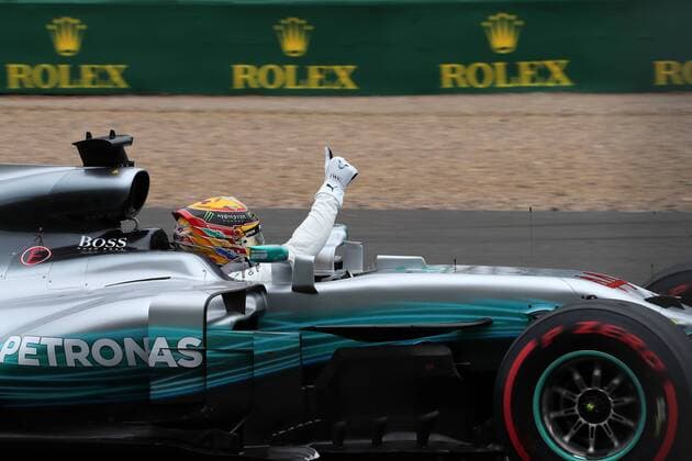 British Grand Prix, Silverstone 13 - 16 July 2017 15.07.2017 - Qualifying, Lewis Hamilton (GBR) Mercedes AMG F1 W08 pole position 
