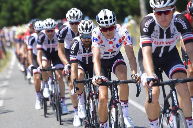 RODEZ, FRANCE - JULY 15 : BARGUIL Warren (FRA) Rider of Team Sunweb during stage 14 of the 104th edition of the 2017 Tour de France cycling race, a stage of 181.5 kms between Blagnac and Rodez on July 15, 2017 in Rodez, France, 15 07 2017 CYCLISME : Tour de France 2017 - Etape 14 - Blagnac and Rodez - 15 07 2017 PHOTONEWS PANORAMIC 