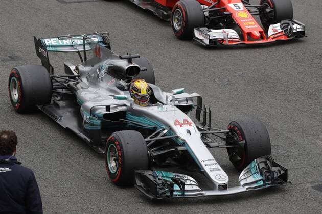 Motorsports: FIA Formula One World Championship WM Weltmeisterschaft 2017, Grand Prix of Great Britain, 44 Lewis Hamilton (GBR, Mercedes AMG Petronas F1 Team), Silverstone Great Britain xHOCHxZWEIx