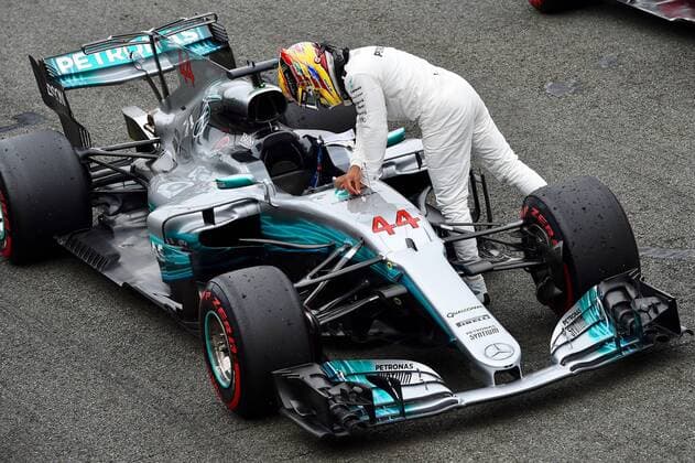 Lewis Hamilton (GB 44), Mercedes AMG Petronas Motorsport, Grosser Preis von England 2017,Qualifying, Motorsport, Formel 1, 15.07.2017, Silverstone Copyright: xAndre Eibner-Pressefotox EP_JAE