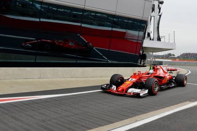 Sebastian Vettel (GER 5), Scuderia Ferrari, Grosser Preis von England 2017,Qualifying, Motorsport, Formel 1, 15.07.2017, Silverstone Copyright: xAndre Eibner-Pressefotox EP_JAE