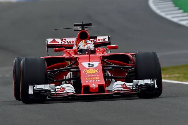 Sebastian Vettel (GER 5), Scuderia Ferrari, Grosser Preis von England 2017,Qualifying, Motorsport, Formel 1, 15.07.2017, Silverstone Copyright: xAndre Eibner-Pressefotox EP_JAE