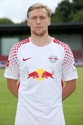 RB Leipzig Teamfotos Fussball Saison 2017-18 Leipzig, 15.07.2017, Fußball, DFL, GER, Porträttermin 2017 2018. , RB LEIPZIG , Im Bild: Emil Forsberg. ,