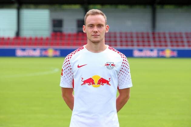 RB Leipzig Fussball Saison 2017-18 Leipzig, 15.07.2017, Fußball, DFL, GER, Porträttermin 2017 2018. , RB LEIPZIG , Im Bild: Federico Palacios Martinez. ,