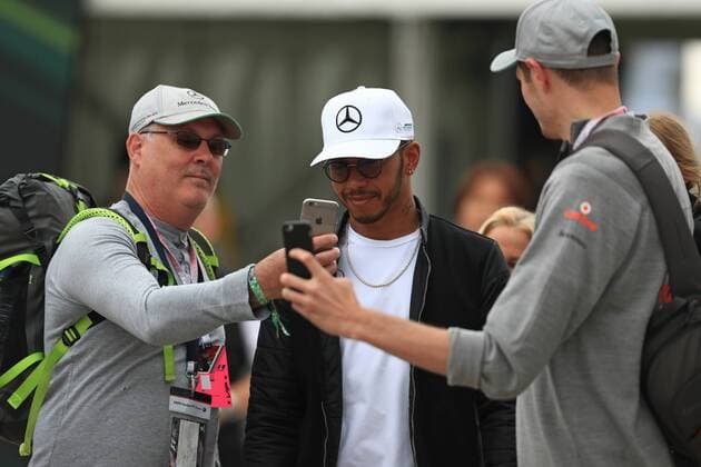July 15th 2017, Silverstone, Northamptonshire, England; British Formula One Grand Prix, qualification sessions day; Lewis Hamilton - Mercedes AMG Petronas F1 W08 EQ Energy+ xOctanex  ActionPlus11901848