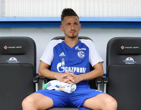 15.07.2017, Fussball GER, 1. Bundesliga Saison 2017 2018, Testspiel, SC Paderborn - FC Schalke 04 0-1, Donis Avdijaj (Schalke 04)