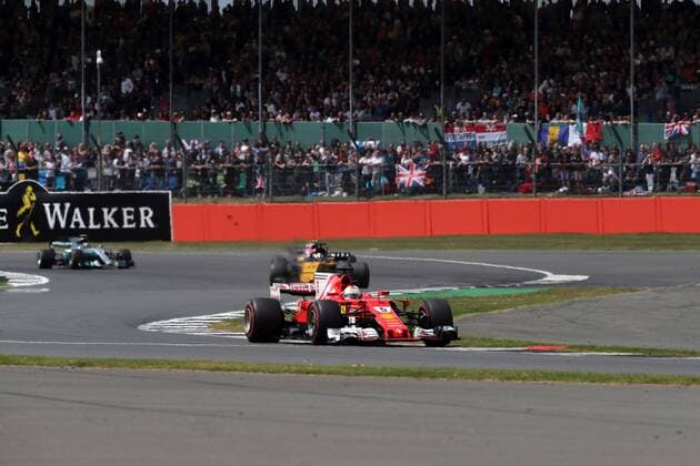 British Grand Prix, Silverstone 13 - 16 July 2017 16.07.2017 - Race, Sebastian Vettel (GER) Scuderia Ferrari SF70H 