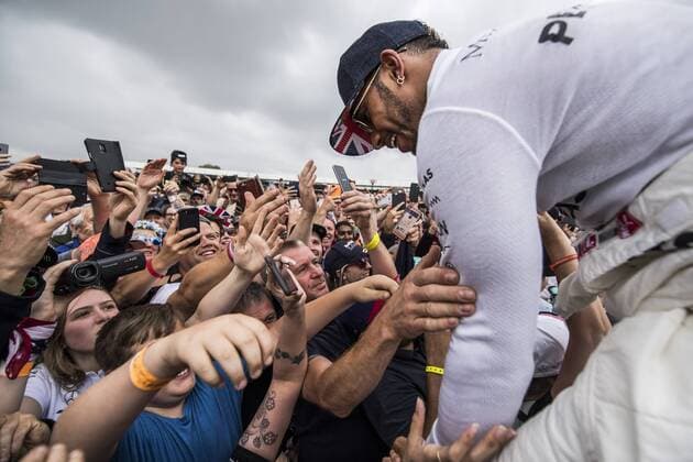 Motorsports: FIA Formula One World Championship WM Weltmeisterschaft 2017, Grand Prix of Great Britain, 44 Lewis Hamilton (GBR, Mercedes AMG Petronas F1 Team), Silverstone Great Britain xHOCHxZWEIx