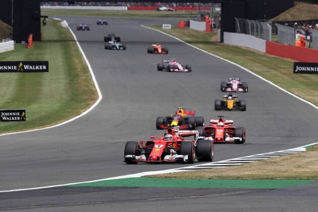 British Grand Prix, Silverstone 13 - 16 July 2017 16.07.2017 - Race, Kimi Raikkonen (FIN) Scuderia Ferrari SF70H 