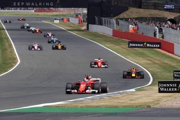 British Grand Prix, Silverstone 13 - 16 July 2017 16.07.2017 - Race, Kimi Raikkonen (FIN) Scuderia Ferrari SF70H 