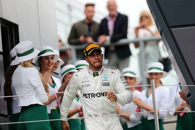 British Grand Prix, Silverstone 13 - 16 July 2017 16.07.2017 - Race, Lewis Hamilton (GBR) Mercedes AMG F1 W08 race winner 