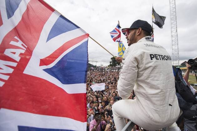 Motorsports: FIA Formula One World Championship WM Weltmeisterschaft 2017, Grand Prix of Great Britain, 44 Lewis Hamilton (GBR, Mercedes AMG Petronas F1 Team), Silverstone Great Britain xHOCHxZWEIx