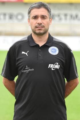 Fußball 3. Liga, Porträttermin 2017 2018 Sportfreunde Lotte am 16.07.2017 im Frimo Stadion in Lotte Trainer Oscar Corrochano (Lotte) MT