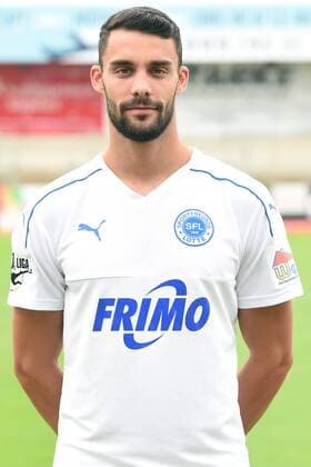 Fußball 3. Liga, Porträttermin 2017 2018 Sportfreunde Lotte am 16.07.2017 im Frimo Stadion in Lotte Joshua Putze (Lotte) MT