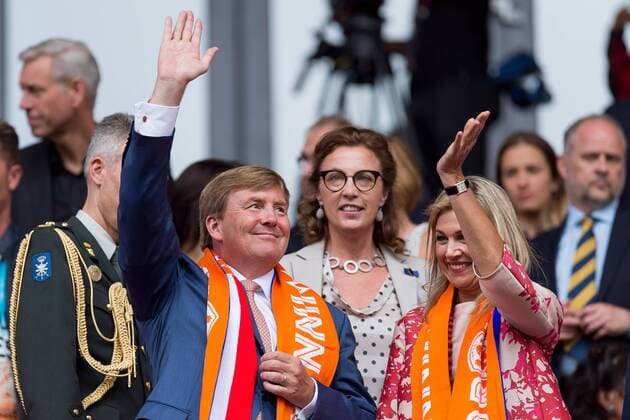Utrecht, Netherlands 16.07.2017, Frauen-EM, 2017, women s Euro 2017, Gruppe A, Niederlande - Norwegen, Koenig Willem-Alexander und Koenigin Maxima von den niederlanden ( DeFodi001