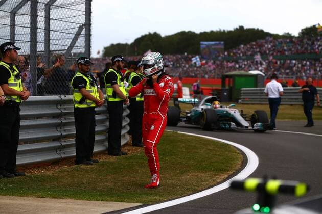 British Grand Prix, Silverstone 13 - 16 July 2017 16.07.2017 - Race, Sebastian Vettel (GER) Scuderia Ferrari SF70H 