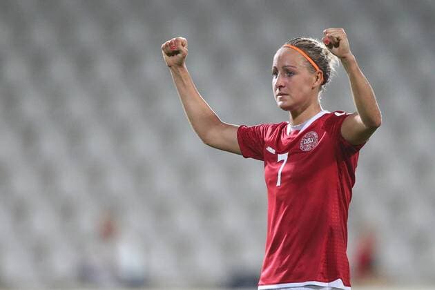Sanne Troelsgaard of Denmark women during the UEFA WEURO 2017 Group A group stage match between Denmark and Belgium at the Vijverberg stadium on July 16, 2017 in Doetinchem, The Netherlands Women: Denmark v Belgium UEFA WEURO 2017 2017 2018 xVIxVIxImagesx xTomxBodexMultimediaxIVx 8242285