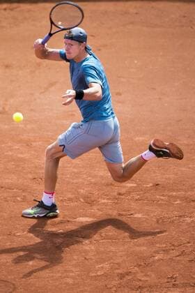 170717 Markus Eriksson, Sverige, i en kvalmatch under dag 2 av Swedish Open den 17 juli 2017 i Bastad.  Copyright: MATHILDAxAHLBERG BB170717MA017