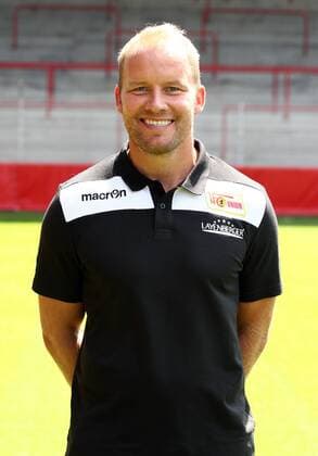 Co Trainer Henrik Pedersen Fußball Fussball 2.Bundesliga Herren DFL Porträttermin Saison 2017 2018 17.07.2017 1.FC Union Berlin FCU , Porträt, Vorstellung, Präsentation, Pressetermin