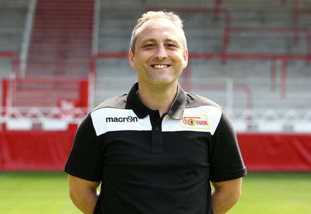 Masseur Thomas Riedel Fußball Fussball 2.Bundesliga Herren DFL Porträttermin Saison 2017 2018 17.07.2017 1.FC Union Berlin FCU , Porträt, Vorstellung, Präsentation, Pressetermin