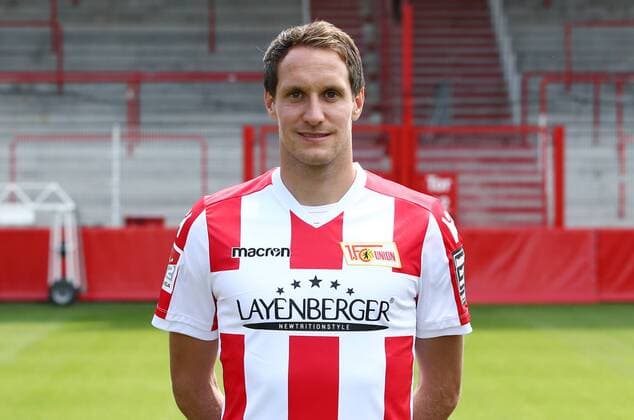 Stephan Fürstner Fußball Fussball 2.Bundesliga Herren DFL Porträttermin Saison 2017 2018 17.07.2017 1.FC Union Berlin FCU , Porträt, Vorstellung, Präsentation, Pressetermin