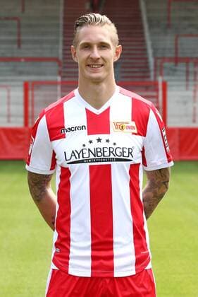 Sebastian Polter Fußball Fussball 2.Bundesliga Herren DFL Porträttermin Saison 2017 2018 17.07.2017 1.FC Union Berlin FCU , Porträt, Vorstellung, Präsentation, Pressetermin
