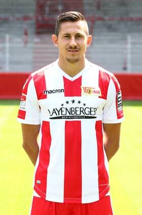 Steven Skrzybski Fußball Fussball 2.Bundesliga Herren DFL Porträttermin Saison 2017 2018 17.07.2017 1.FC Union Berlin FCU , Porträt, Vorstellung, Präsentation, Pressetermin