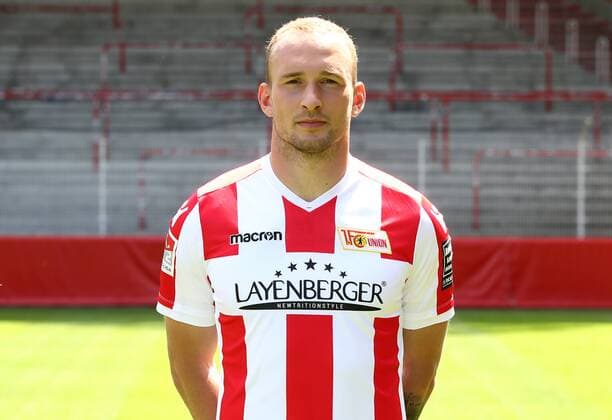 Toni Leistner Fußball Fussball 2.Bundesliga Herren DFL Porträttermin Saison 2017 2018 17.07.2017 1.FC Union Berlin FCU , Porträt, Vorstellung, Präsentation, Pressetermin