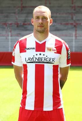 Toni Leistner Fußball Fussball 2.Bundesliga Herren DFL Porträttermin Saison 2017 2018 17.07.2017 1.FC Union Berlin FCU , Porträt, Vorstellung, Präsentation, Pressetermin