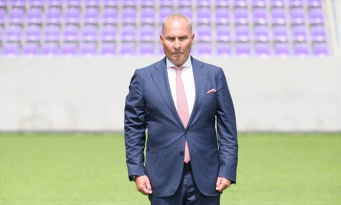 Fussball 2.Bundesliga Aue, 17.07.2017, Erzgebirgsstadion, Fussball, 2.Bundesliga, FC Erzgebirge Aue , GER, Porträttermin 2017 2018 , Im Bild: Präsident Helge Leonhardt. ,