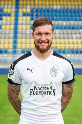 Porträt: Fußball, GER, 3.Liga, Porträttermin 2017 2018, FC Carl Zeiss Jena, Jan Löhmannsröben Ernst Abbe Sportfeld
