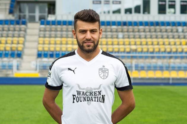 Porträt: Fußball, GER, 3.Liga, Porträttermin 2017 2018, FC Carl Zeiss Jena, Firat Sucsuz Ernst Abbe Sportfeld