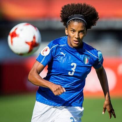 ROTTERDAM, 17-07-2017 , EK Vrouwenvoetbal 2017 , Women s Euro 2017 , Groepswedstrijd Italie - Rusland , Sparta Stadion het Kasteel , Speelster van Italie Sara Gama Italie - Rusland  Copyright: xKayxIntxVeenx 1649035
