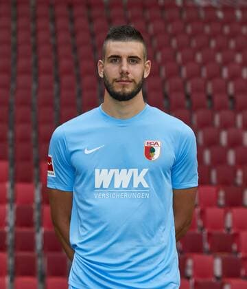 Ioannis Gelios (Torwart), Fußball, GER, 1. BL, Porträttermin 2017 2018, FC Augsburg,