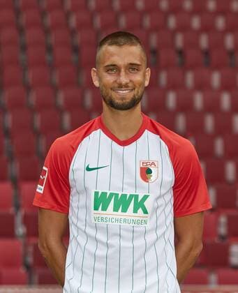 Moritz Leitner, Fußball, GER, 1. BL, Porträttermin 2017 2018, FC Augsburg,