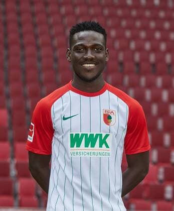 Daniel Opare, Fußball, GER, 1. BL, Porträttermin 2017 2018, FC Augsburg,