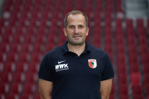 Manuel Baum (Trainer), Fußball, GER, 1. BL, Porträttermin 2017 2018, FC Augsburg,