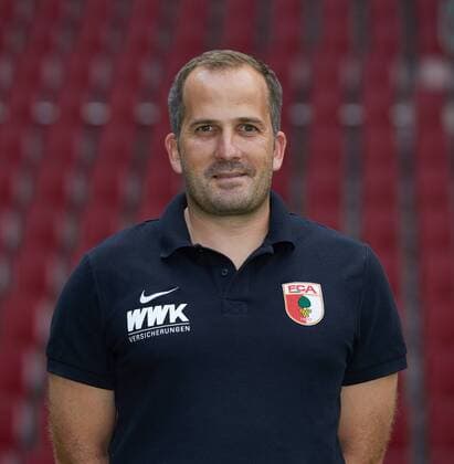 Manuel Baum (Trainer), Fußball, GER, 1. BL, Porträttermin 2017 2018, FC Augsburg,