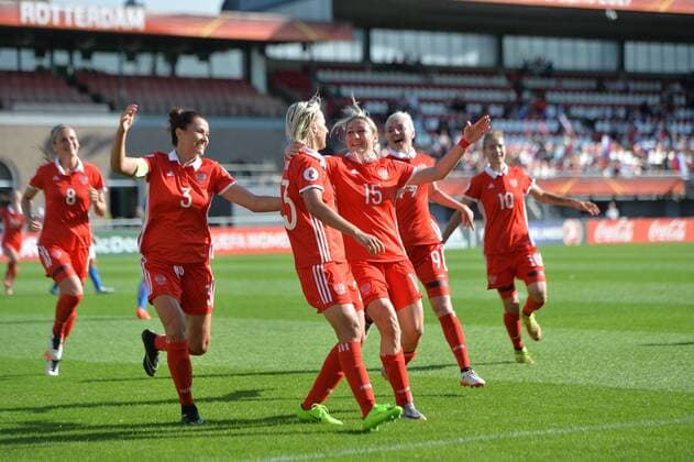 Jubel, Freuen, celebrate, happy, cheer , Goal Celebration über das 0:2, Fussball, UEFA Women s EURO 2017, Italien - Russland, xmkx