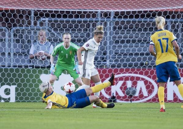 Nilla Fischer, Caroline Seger, Hedvig Lindahl, Sweden Women s Euro 2017, Germany - Sweden, 0-0, Rat Verlegh Stadion, Breda Netherlands, 2017-07-17  xTÄRNHUVUDxANNAx AB_110151974