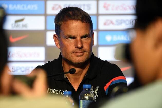 Head coach Frank de Boer of Crystal Palace F.C. attends a press conference PK Pressekonferenz for the 2017 Premier League Asia Trophy against Liverpool F.C. in Hong Kong, China, 18 July 2017. Crystal Palace gears up for 2017 Premier League Asia Trophy in Hong Kong  20170718_83056