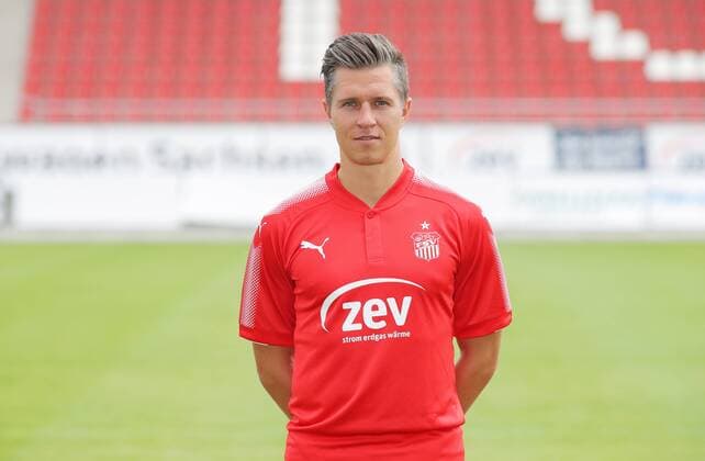 Zwickau - Fussball 3.Liga Zwickau, 18.07.2017, Fussball, 3.Liga, GER, Porträttermin 2017 2018, FSV Zwickau , Im Bild; Christoph Göbel Goebel. ,