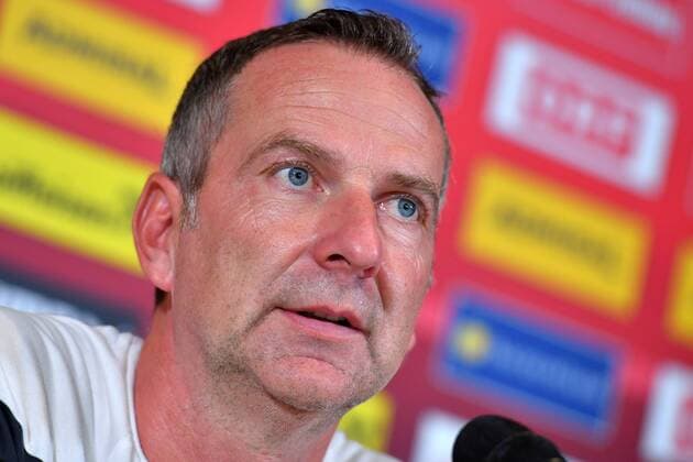 SOCCER - UEFA EURO EM Europameisterschaft Fussball 2017, ENG vs SCO WAGENINGEN,NETHERLANDS,19.JUL.17 - WOMEN SOCCER - UEFA Women s European Championship EM Europameisterschaft 2017, OEFB, Oesterreichischer Fussball-Bund, press conference PK Pressekonferenz team AUT. Image shows head coach Dominik Thalhammer (AUT). GEPAxpictures xFlorianxErtl