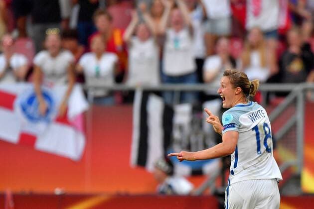 SOCCER - UEFA EURO EM Europameisterschaft Fussball 2017, ENG vs SCO UTRECHT,NETHERLANDS,19.JUL.17 - WOMEN SOCCER - UEFA Women s European Championship EM Europameisterschaft 2017, Group D, England vs Scotland. Image shows the rejoicing of Ellen White (ENG). GEPAxpictures xFlorianxErtl