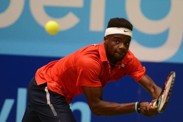 July 19, 2017 - Washington D.C, USA - FRANCES TIAFOE in action in a Washington Kastles match vs. the Orange County Breakers in World Team Tennis. Tennis 2017: World Team Tennis - ZUMAl132 20170719_zap_l132_003 Copyright: xChristopherxLevyx
