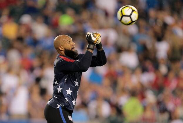 July 19, 2017 - Philadelphia, PA, USA - Philadelphia, PA - Wednesday July 19, 2017: Tim Howard during a 2017 Gold Cup match between the men s national teams of the United States (USA) and El Salvador (SLV) at Lincoln Financial Field. Tim Howard - ZUMAt139 20170719_zaa_t139_038 Copyright: xJohnxDortonx