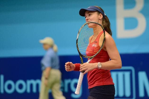 July 19, 2017 - Washington D.C, USA - MARTINA HINGIS of Switzerland in a Washington Kastles match vs. the Orange County Breakers in World Team Tennis. Tennis 2017: World Team Tennis - ZUMAl132 20170719_zap_l132_008 Copyright: xChristopherxLevyx