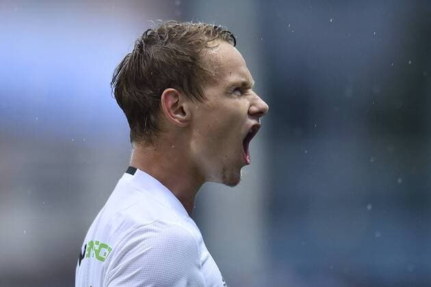 Jan Chramosta (Boleslav) reacts during the 2nd qualifying round of football European league, 2nd leg Mlada Boleslav vs Shamrock Rovers in Mlada Boleslav, Czech Republic, July 20, 2017. (CTKxPhoto RadekxPetrasek) CTKPhotoP201707200865401  _PER6295