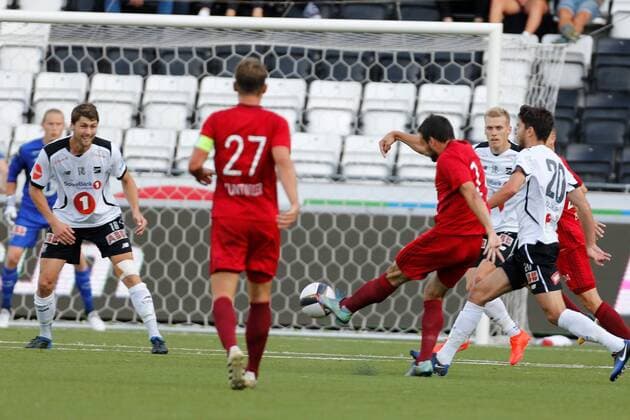 Fotball , 20. juli 2017 , UEFA Europe League Odd - FC Vaduz Foto: Christoffer Hansen , Digitalsport 